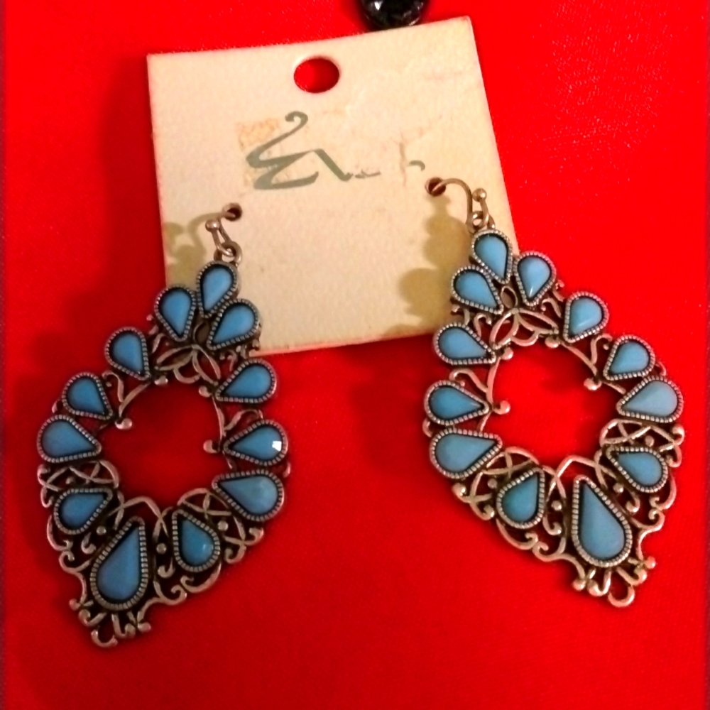 Blue Stone Earrings